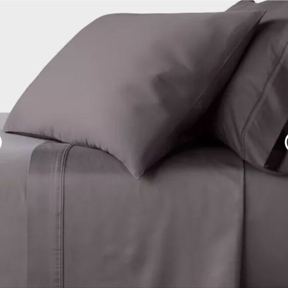 Supima Percale Sheet Set - Casaluna Gray - Picture 1 of 1